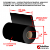 Ribbon Textile Supra 35x300 ink out - Nastro carbongrafico indelebile a base resina resistente allo stiro e ai lavaggi